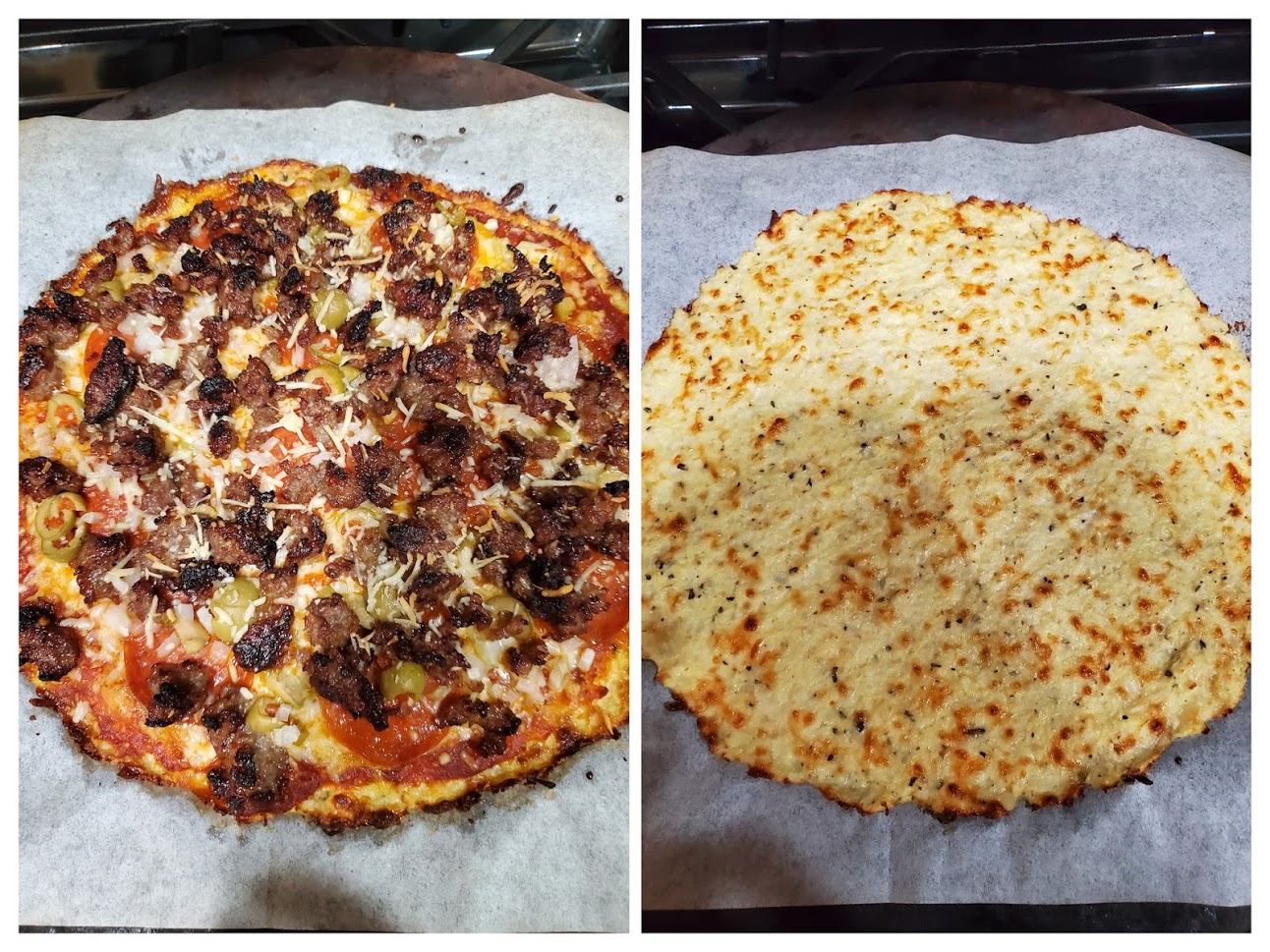 Cauliflower Rice Pizza Crust Cafe Leesa