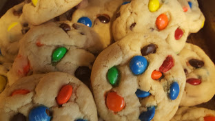 Gourmet M&M and Chocolate Chip Sugar Cookies