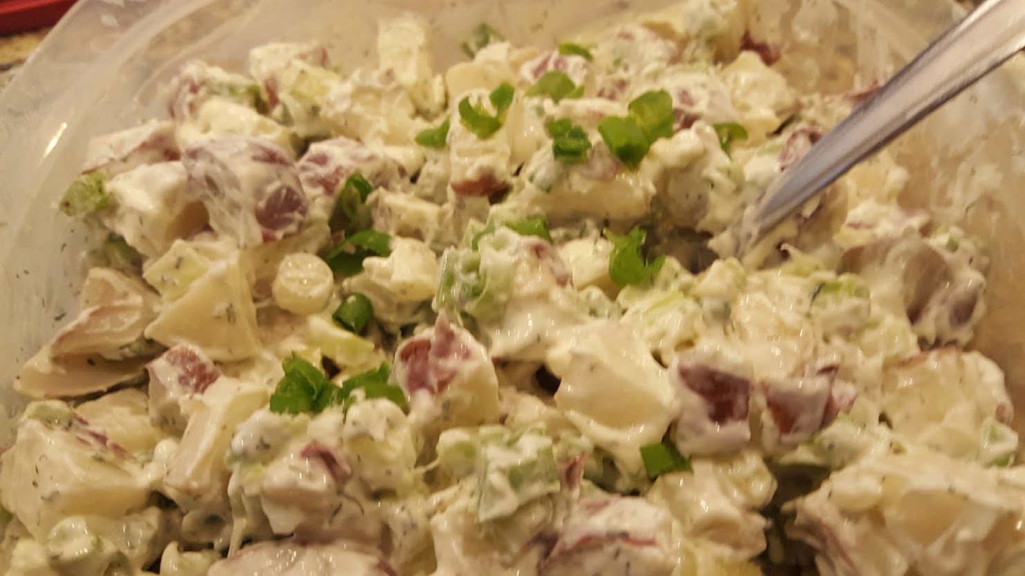 Mom’s Sour Cream and Dill Potato Salad